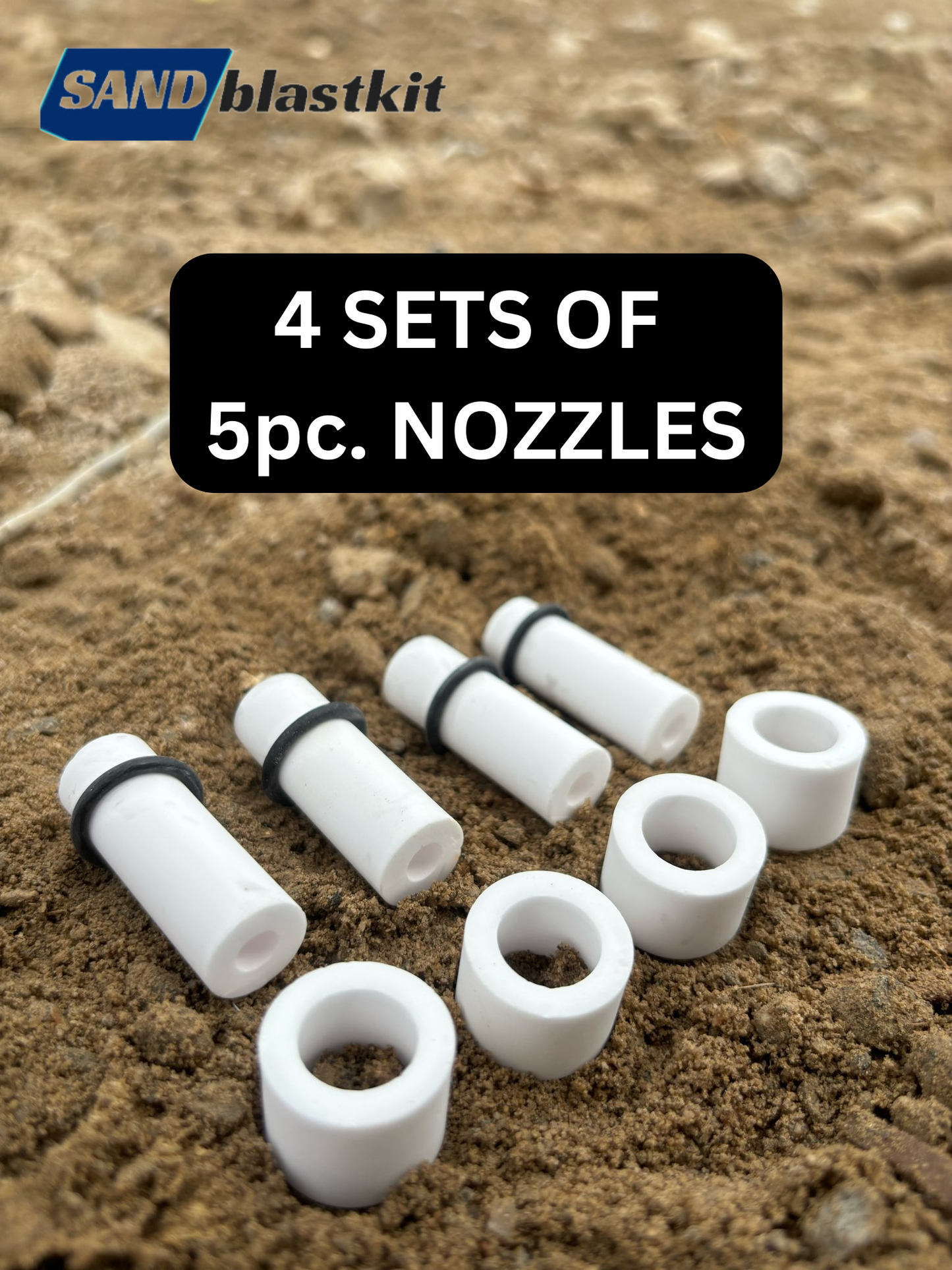 UPGRADE SANDBLASTKIT NOZZLES ( 2 SETS OF 5pc)