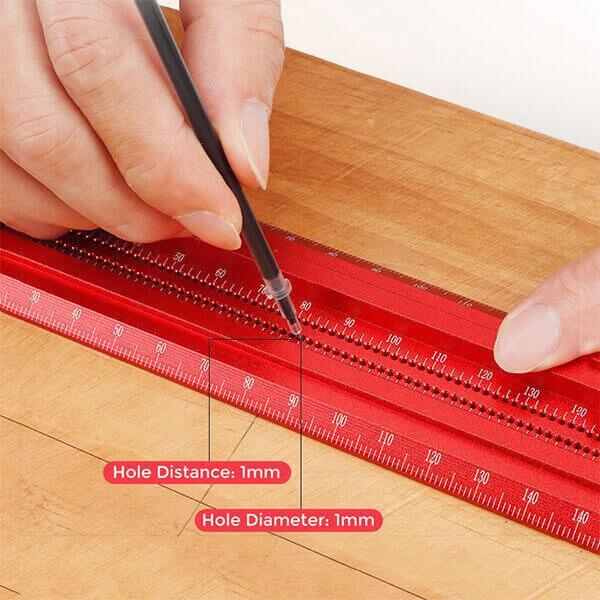 WoodyLock® Precisie Houtbewerking T-HAAKKEN Schrijfliniaal
