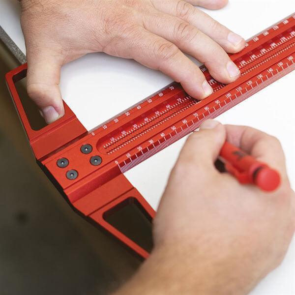 WoodyLock® Precisie Houtbewerking T-HAAKKEN Schrijfliniaal
