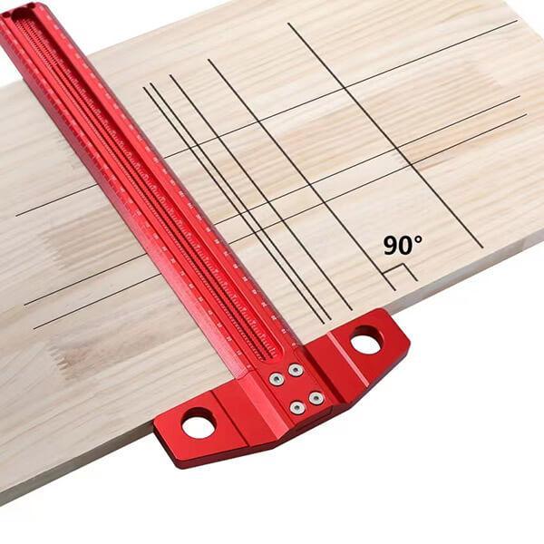 WoodyLock® Precisie Houtbewerking T-HAAKKEN Schrijfliniaal