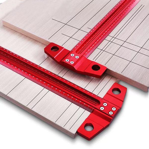 WoodyLock® Precisie Houtbewerking T-HAAKKEN Schrijfliniaal