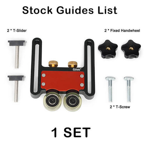 WoodyLock® Precision Clear Cut Stock Guides