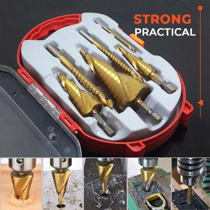 WoodyLock® Titanium Plating Drill Bit Set(6pcs)