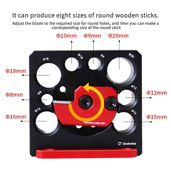 WoodyLock® Dowel Making Jig - 8 Hole