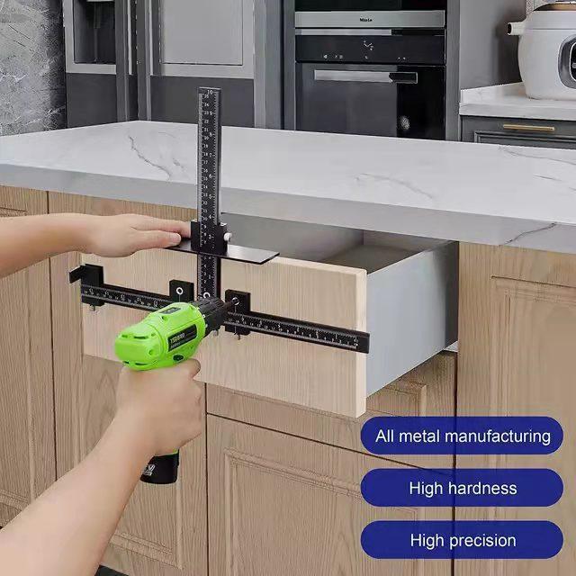 WoodyLock® Cabinet Hardware Jig for Handles and Knobs