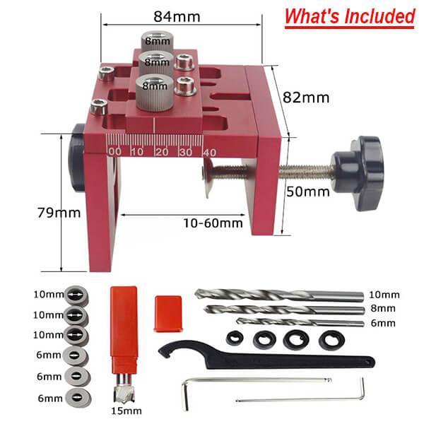 WoodyLock® Precision Cam and Dowel Jig Kit System
