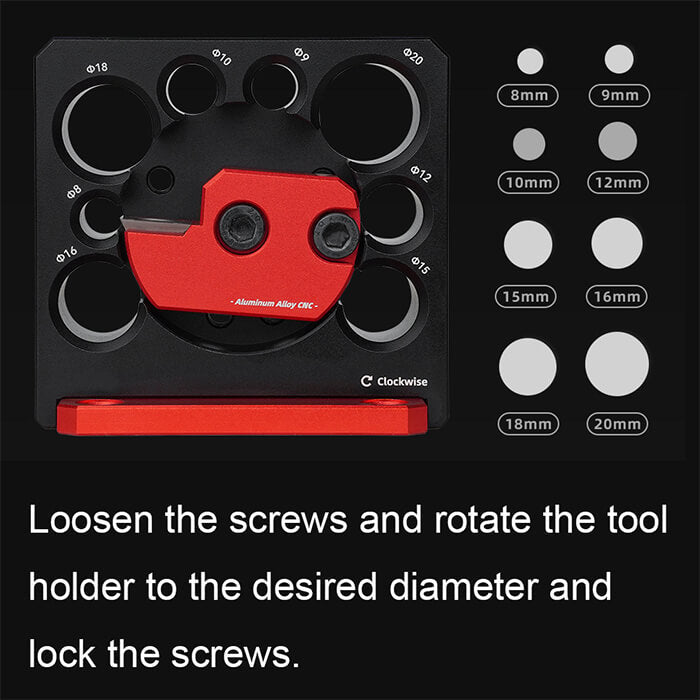 WoodyLock® Dowel Making Jig - 8 Hole