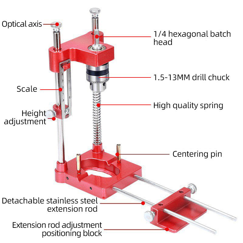WoodyLock® Precision Auto-Line Drill Guide