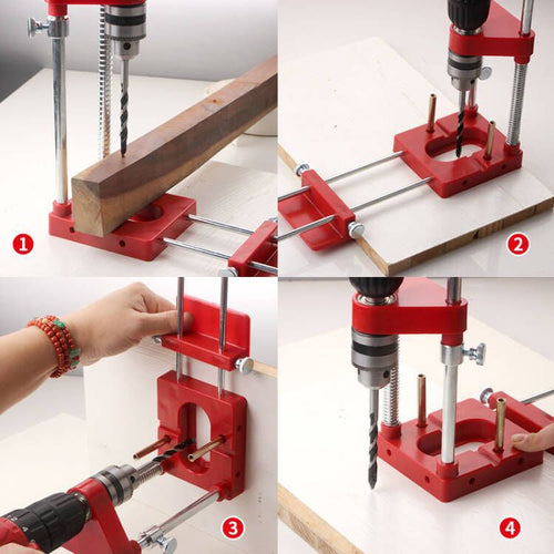 WoodyLock® Precision Auto-Line Drill Guide