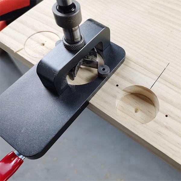 WoodyLock® 1,37″ verborgen scharnierboormal