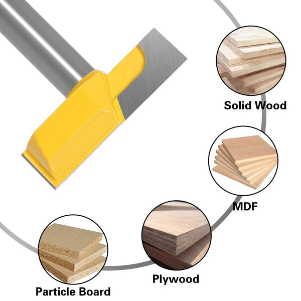 WoodyLock® schaaf- en dadofreesbit - 1/2" schacht