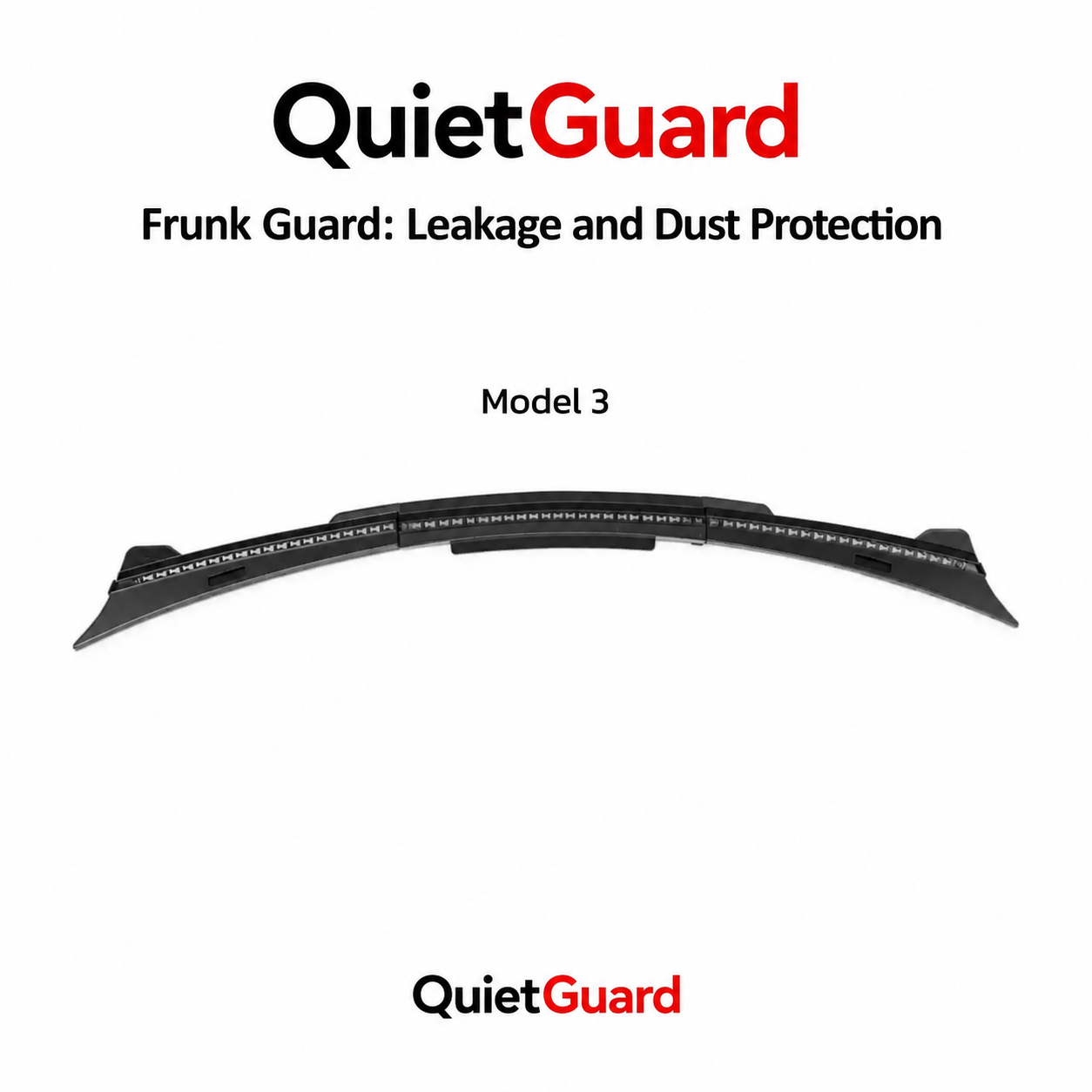 QuietGuard™  Frunk Guard: Leakage and Dust Protection