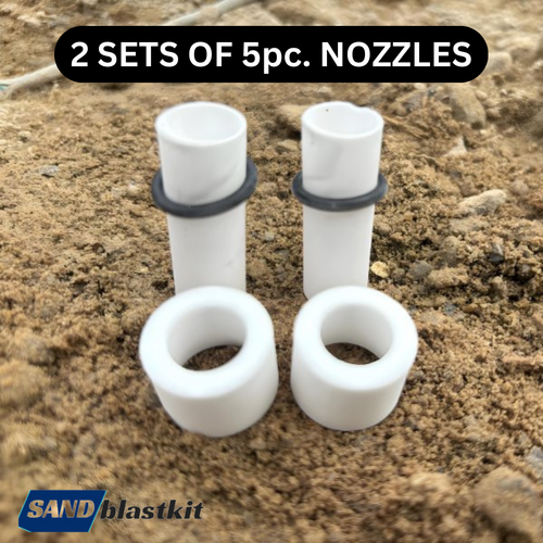 UPGRADE SANDBLASTKIT NOZZLES ( 2 SETS OF 5pc)