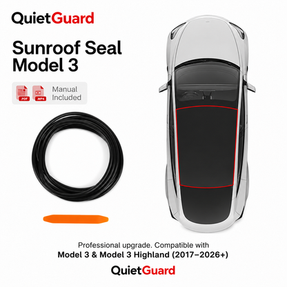 QuietGuard™  Sunroof Seal Model 3/Y