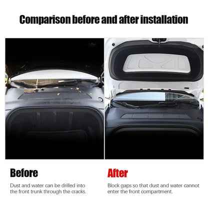 QuietGuard™  Frunk Guard: Leakage and Dust Protection