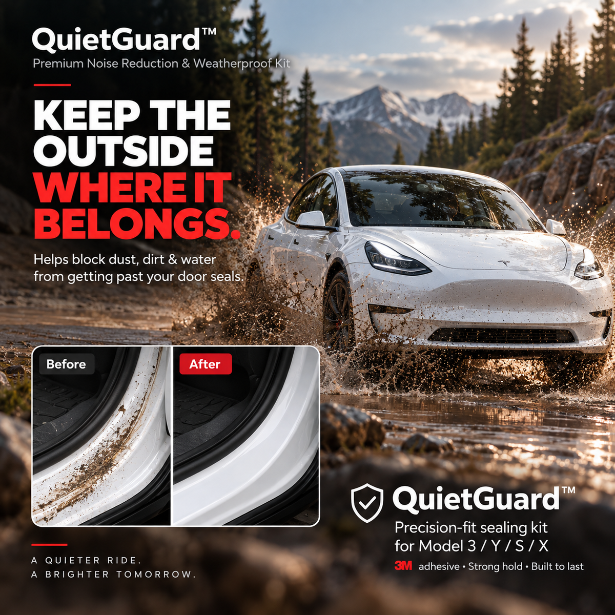 QuietGuard™ Premium Noise Reduction & Weatherproof Kit