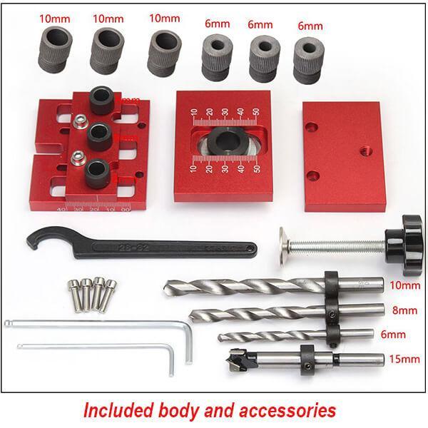 WoodyLock® Precision Cam and Dowel Jig Kit System
