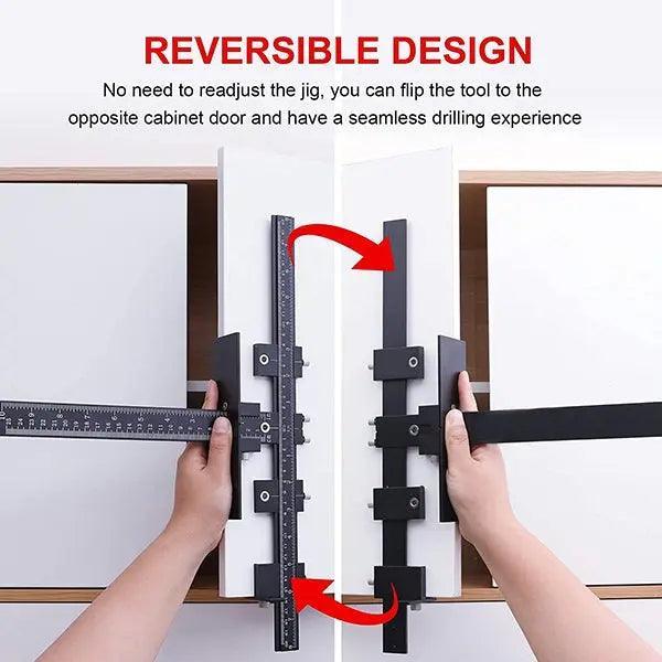 WoodyLock® Cabinet Hardware Jig for Handles and Knobs