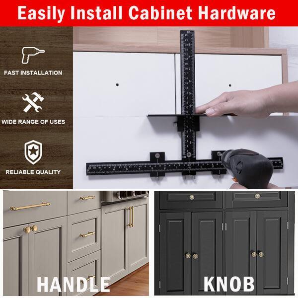 WoodyLock® Cabinet Hardware Jig for Handles and Knobs